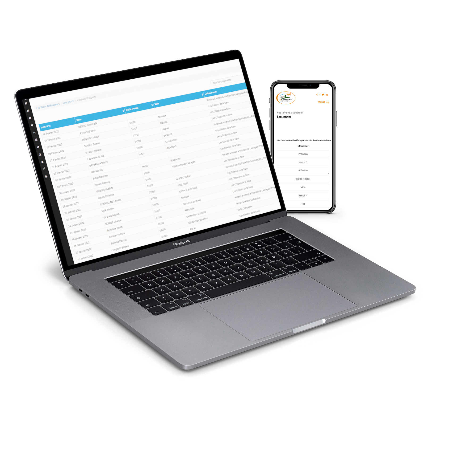 loticom site web de pré-commercialisation des lotissements pour les aménageurs lotisseurs