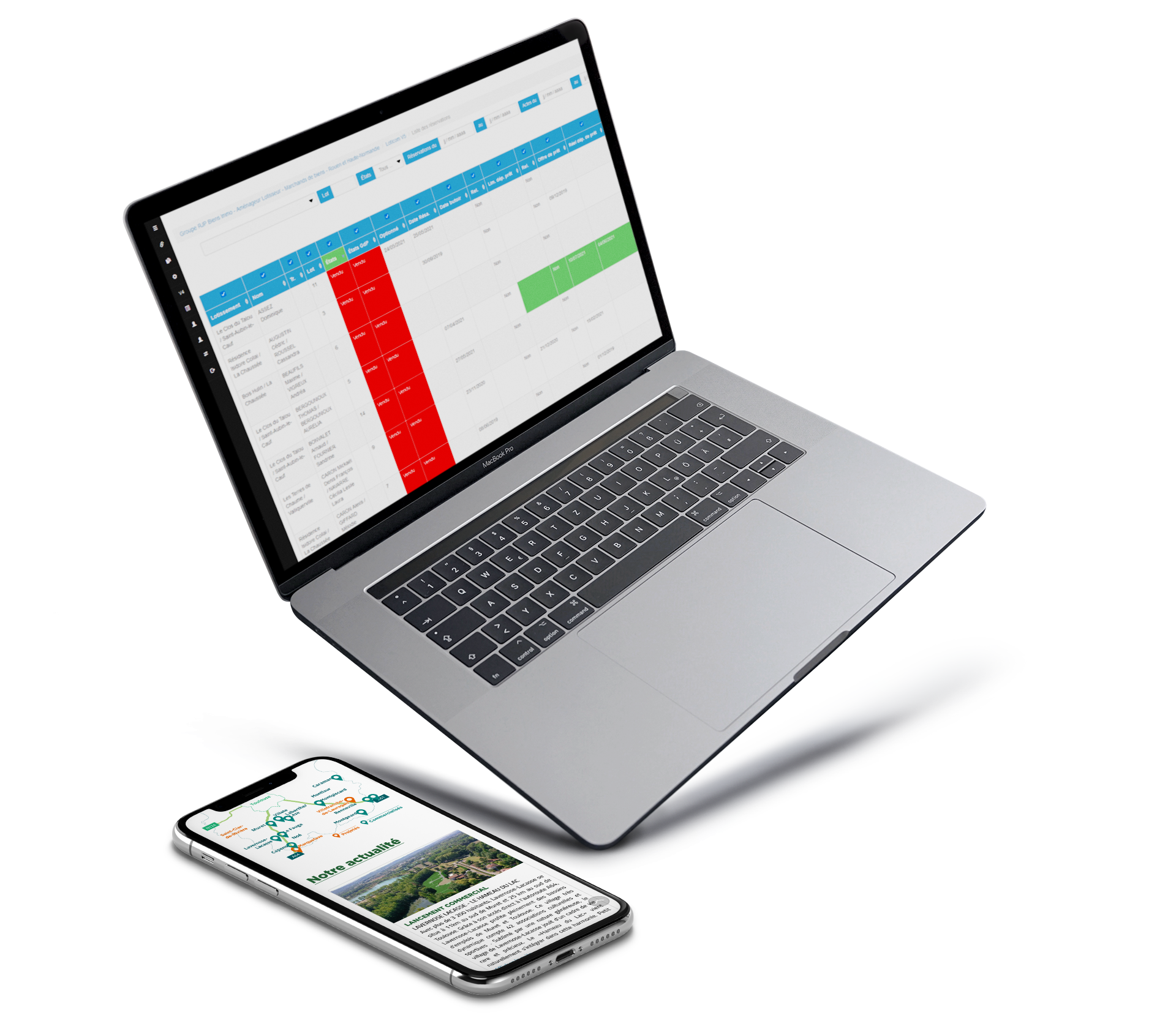 suivi des clients aménageurs lotisseurs, loticom optimise le temps de travail des aménageurs lotisseurs